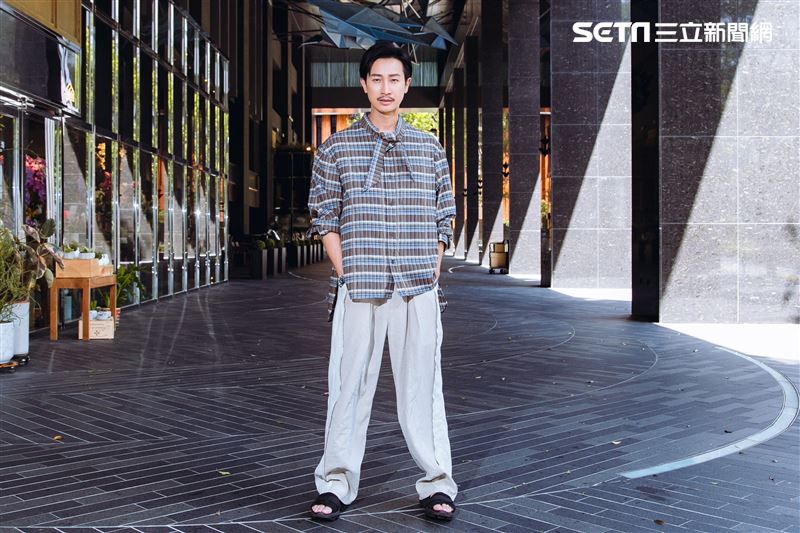 邱凱偉三立新聞網專訪。（圖／記者楊澍攝影）