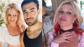 小甜甜布蘭妮宣布與小12歲男友山姆訂婚。（圖／翻攝自小甜甜布蘭妮IG）