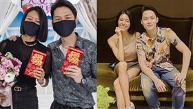 楊昇達 若綺。（圖／翻攝自楊昇達臉書、若綺IG）