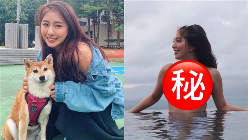 比基尼胸前開裂　女神雙球失守洩春光