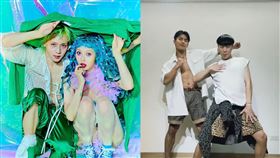 小賴（賴晏駒）找來刺刺一起翻跳泫雅和DAWN的新歌。(圖／翻攝自sunshineelaii、hyunah_aaIG)