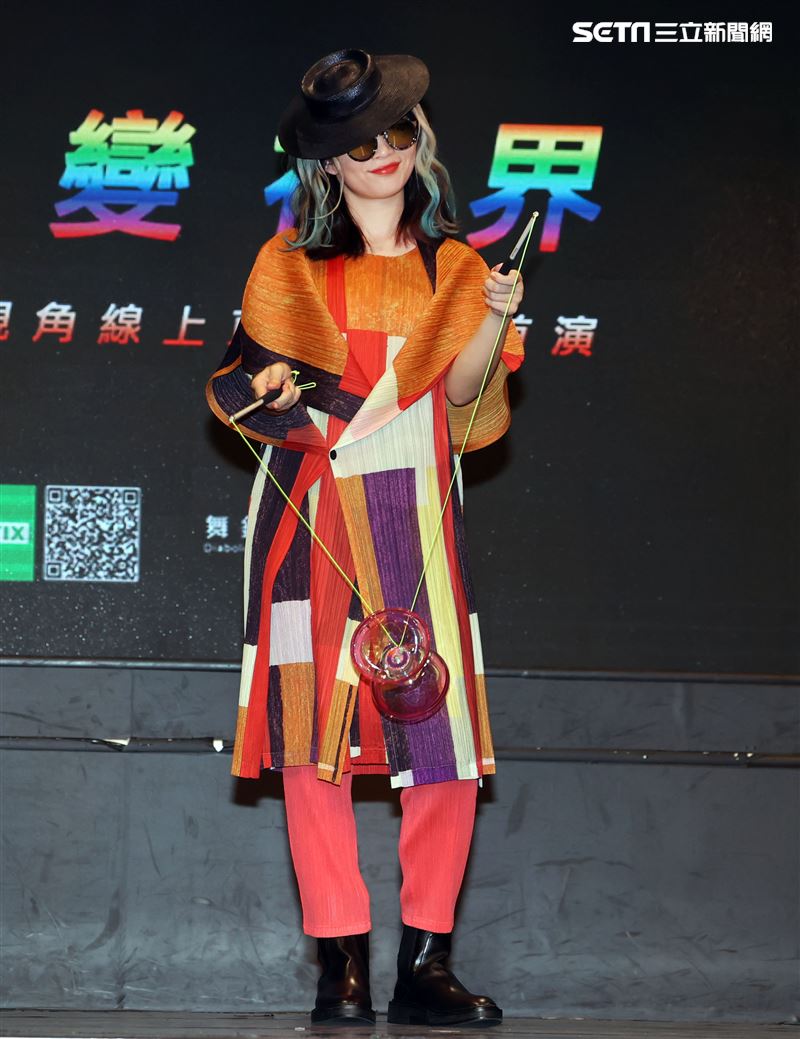 ?te壞特出席「VALO首部曲-阿米巴」Online限定5G多視角全球首演媒體發布會。（記者邱榮吉/攝影）