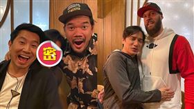  梁朝偉、佛洛里安·蒙特亞努（Big Nasty） 劉思慕、導演德斯汀克雷頓（Destin Daniel Cretton）。圖翻攝自Big Nasty IG tonyleung_official IG