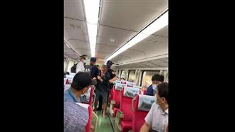 無罩男大鬧自強號　嗆「叫蔡英文來」