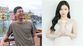 呱吉收到鄭家純的飛機杯。（圖／翻攝自呱吉臉書、鄭家純臉書）