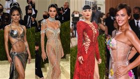 MET Gala│女星爭奇鬥艷。（圖／美聯社／達志影像）