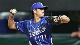 ▲富邦悍將江少慶首度在花蓮先發登板。（圖／富邦悍將球團提供）