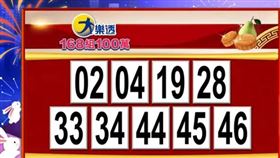 ▲大樂透開獎與中秋加碼獎號。（圖／翻攝自台彩開獎直播）
