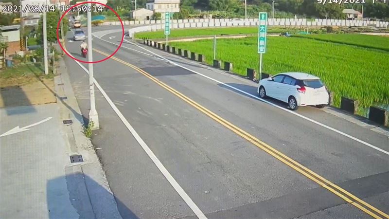 國1銅鑼2死車禍　貨車失速撞影像曝