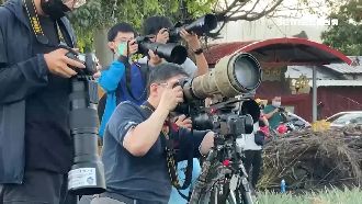 佳冬戰備道戰機起降！軍事迷拍照嗨翻