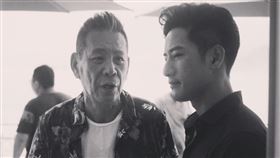 周孝安難過貼黑白照回憶與龍劭華合作情景。（圖／翻攝自周孝安IG）