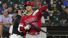 ▲大谷翔平4打數吞3K。（圖／美聯社／達志影像）