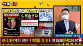 兩岸政策協會副秘書長張宇韶在《94要客訴》評張亞中，說他是現代的保皇黨康有為