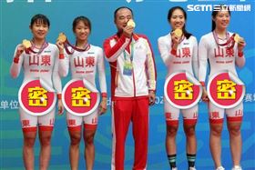 中國全運會,自行車隊隊服,強國美學(圖/翻攝自微博)
