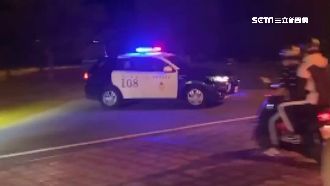 多人未戴罩公園群聚　警徒步追逃車