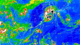南海的熱帶系統，有機會成為今年第15號颱風「電母（Dianmu）。（圖／翻攝自氣象局）