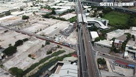 塭仔圳重劃區拆遷現況。（圖／新北市政府提供）