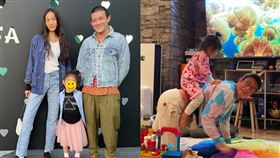 陳冠希、超模女友秦舒培、女兒Alaia（圖／翻攝自秦舒培 IG）