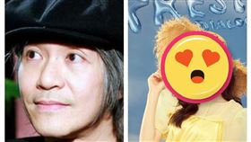 周星馳與張煜雯（組合圖／翻攝自百度百科與張煜雯微博）遮