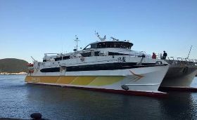 藍鵲輪通過試航  金門海運再添生力軍