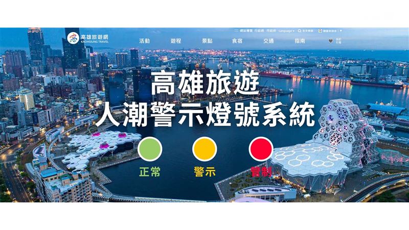 到高雄玩先查燈號！7大景點人潮警示