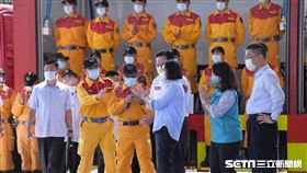 蔡英文,消防,訓練中心,火神,人力,內政部,徐國勇 圖／內政部提供