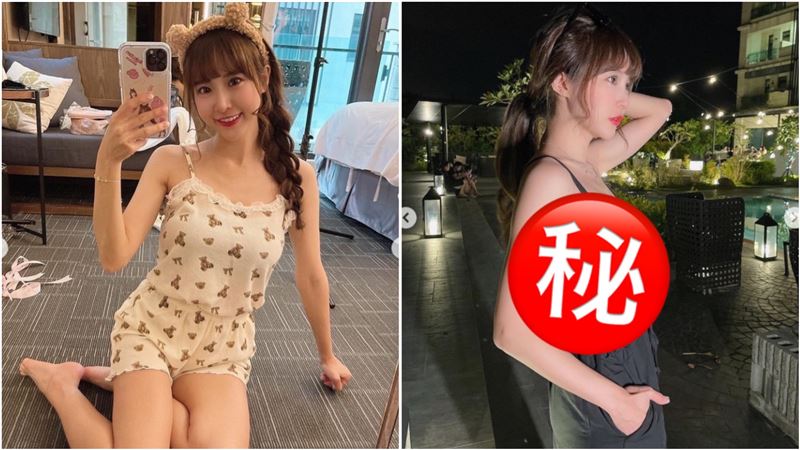 孟潔吊帶褲開大洞　上帝視角美胸看光