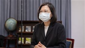 0915 蔡英文為「中美洲獨立200週年」線上慶祝活動錄製致詞影片（圖／總統府提供）