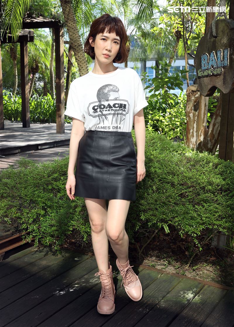 孫可芳金鐘入圍三立新聞網專訪。（記者邱榮吉/攝影）