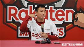 ▲樂天桃猿投手曾仁和賽前受訪。（圖／記者劉彥池攝影）