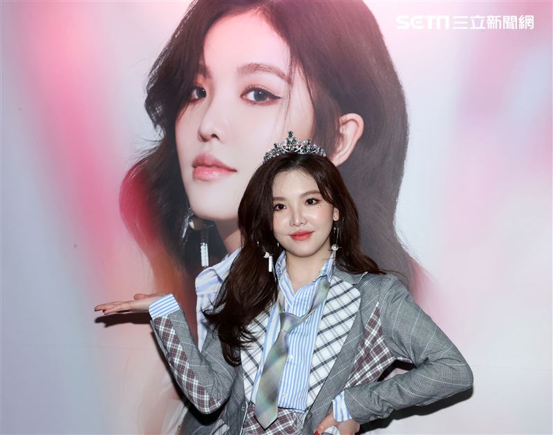 王欣晨數位EP發行記者會。（記者邱榮吉/攝影）