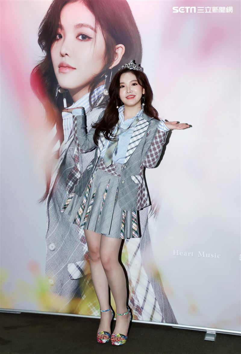 王欣晨數位EP發行記者會。（記者邱榮吉/攝影）