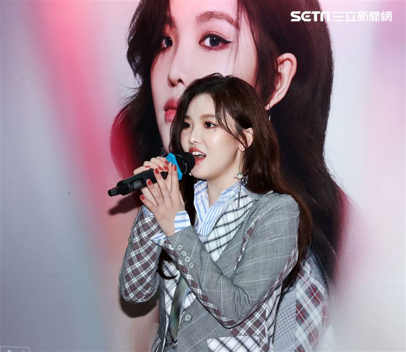 王欣晨數位EP發行記者會。（記者邱榮吉/攝影）