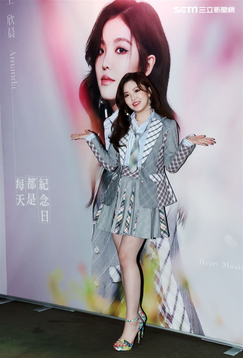 王欣晨數位EP發行記者會。（記者邱榮吉/攝影）