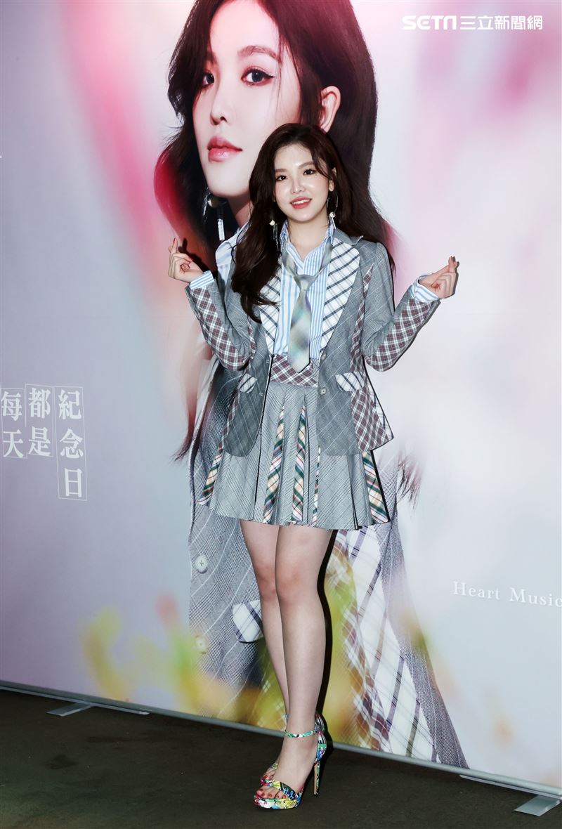 王欣晨數位EP發行記者會。（記者邱榮吉/攝影）