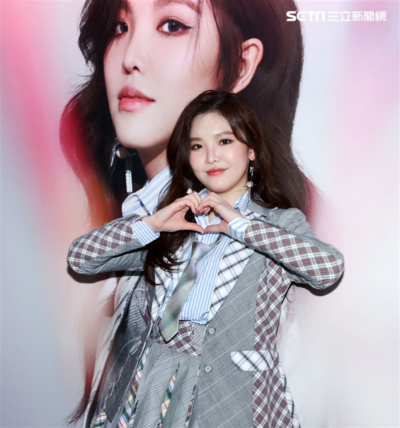 王欣晨數位EP發行記者會。（記者邱榮吉/攝影）