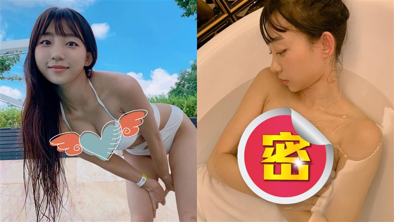 正妹濕身照網瘋傳　渾圓美胸全看光