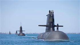 澳洲海軍柯林斯級艦隊　圖／翻攝自澳洲皇家海軍臉書facebook.com/RoyalAustralianNavy
