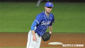 ▲富邦悍將先發投手羅力。（圖／記者劉彥池攝影）