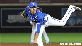 ▲富邦悍將投手藍愷青。（圖／記者劉彥池攝影）