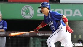 ▲富邦悍將一壘手林益全。（圖／記者劉彥池攝影）