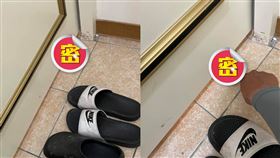 外送員送餐，貓咪伸手手。（圖／翻攝自外送員的奇聞怪事）