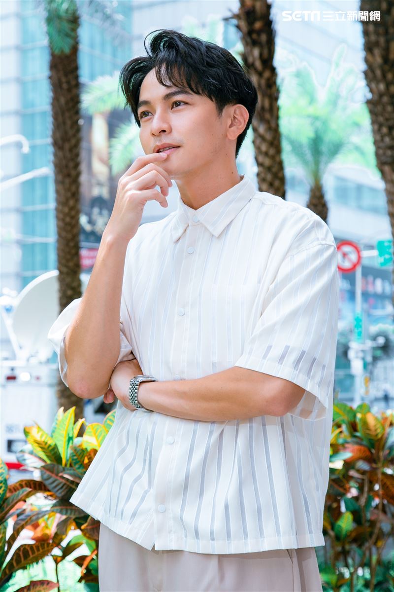 楊銘威三立新聞網專訪。（圖／記者楊澍攝影）