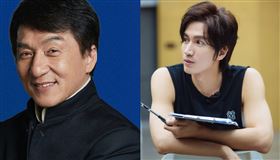 成龍，言承旭。(圖／成龍，言承旭微博)