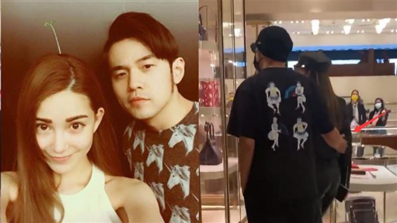 法國抓到野生周杰倫　精品店緊黏昆凌