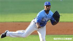 ▲富邦悍將先發投手優瑪。（圖／記者劉彥池攝影）