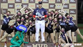 ▲樂天桃猿外野手邱丹5打數2安打3分打點，獲選單場MVP。（圖／記者劉彥池攝影）