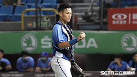 ▲富邦悍將捕手戴培峰。（圖／記者劉彥池攝影）