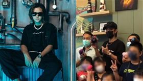 羅志祥應世界展望會邀請陪弱勢小朋友歡慶中秋。（圖／翻攝自跨cafe臉書粉專）