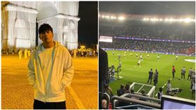 「紅到全世界！」周杰倫巴黎看球賽　聽這首嗨爆：是我的歌（圖／翻攝自周杰倫IG）